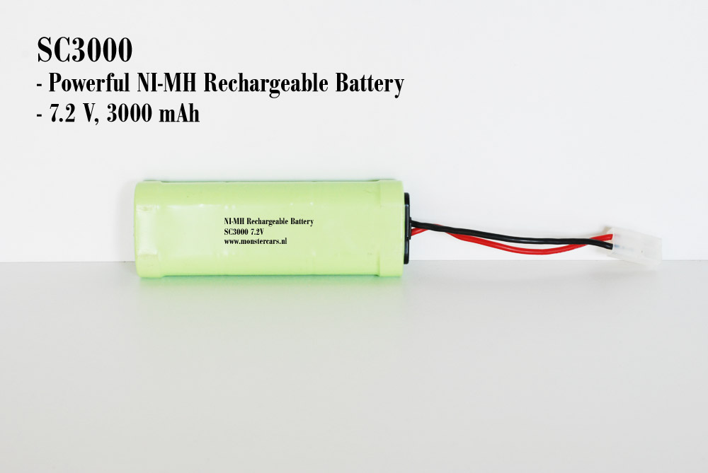NiMH Accu 7,2V 3000 mAh